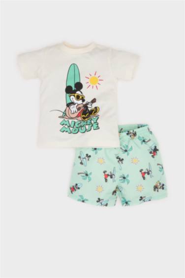 Baby Boy Disney Mickey & Minnie T-Shirt Shorts 2 Piece Set