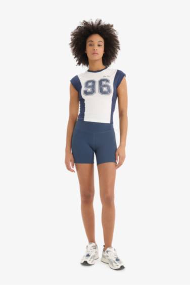 DeFactoFit Slim Fit Crew Neck Sports Sports Swim Shorts