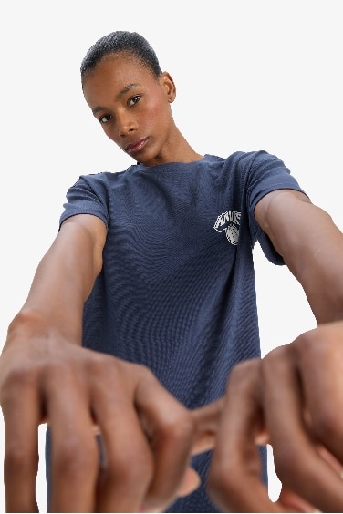 Robe polo NBA New York Knicks à manches courtes de DeFactoFit