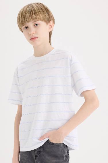 Boy New Regular Fit Crew Neck Short Sleeve T-Shirt