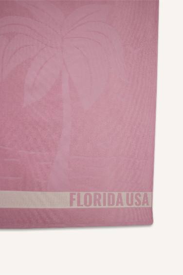 Woman Patterned Cotton Beach Towel