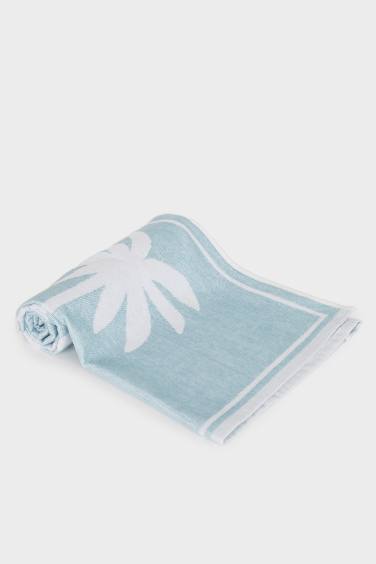 Serviette de plage en coton imprimée pour femme