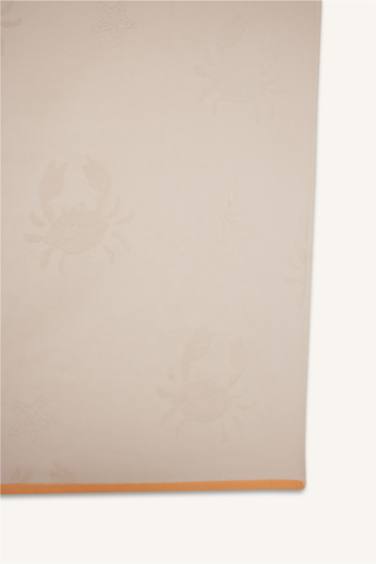 منشفة بحر نسائي قطن منقوش