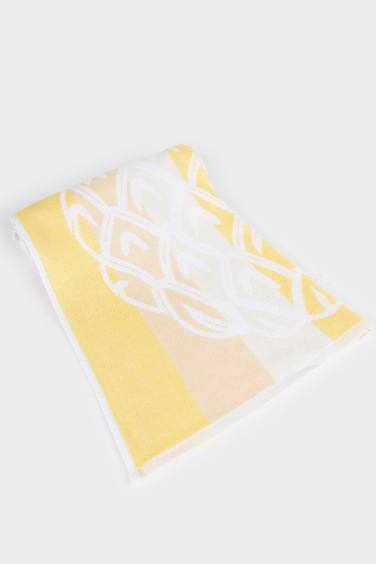 منشفة بحر نسائي قطن منقوش