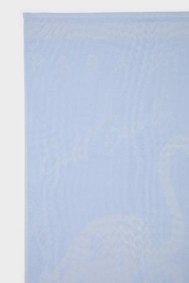 Kadın Desenli Pamuklu Plaj Havlusu