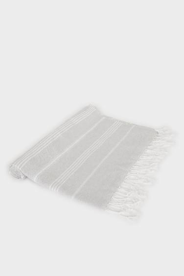 Kadın Desenli Pamuklu Plaj Havlusu