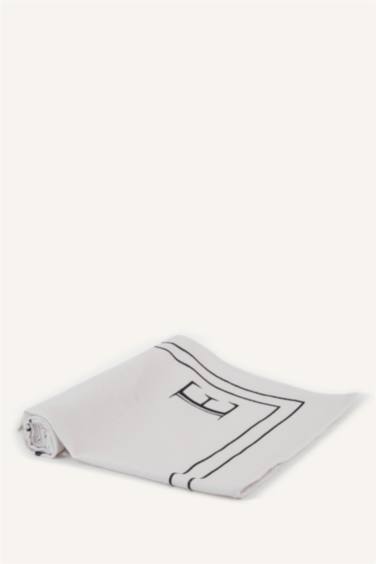 Kadın Desenli Pamuklu Plaj Havlusu