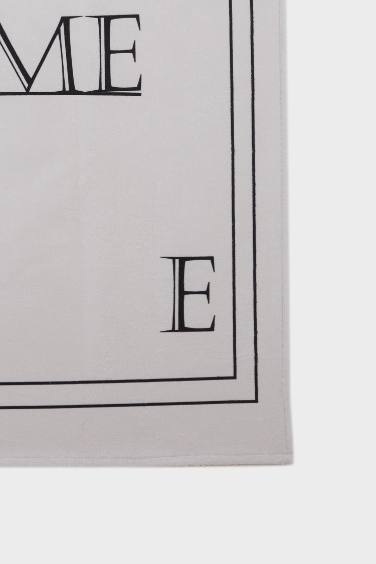 Kadın Desenli Pamuklu Plaj Havlusu