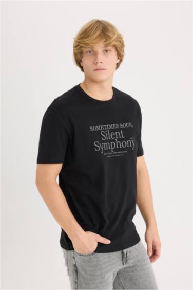 Regular Fit Crew Neck Short Sleeve T-Shirt