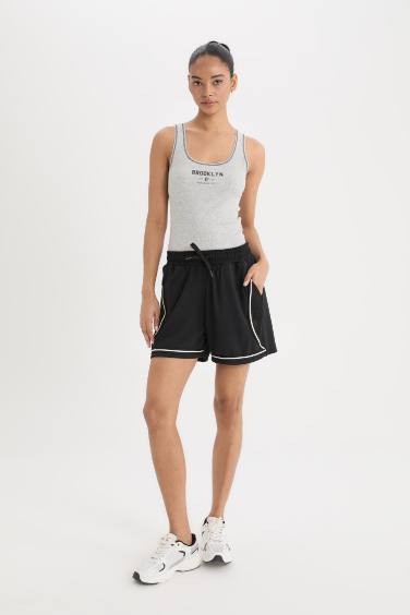 Әйелдерге NBA Brooklyn Nets стандарт пішім дөңгелек жаға Ішкөйлек