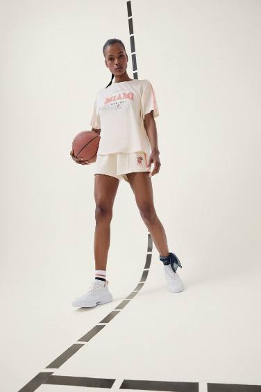 DeFactoFit NBA Miami Heat Standard Fit Shorts