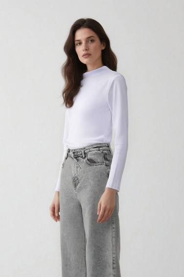 توب فيسكوز بكم طويل من Fall in Love