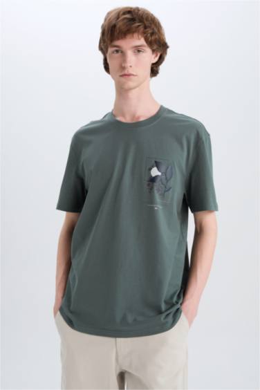 дөңгелек жаға минималл Қысқа жеңді футболка