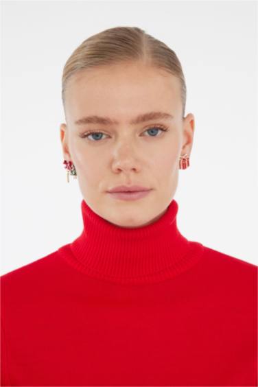 Kadın Yılbaşı Temalı 3'lü Küpe