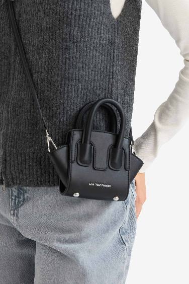 Sac à bandoulière en simili cuir pour femme