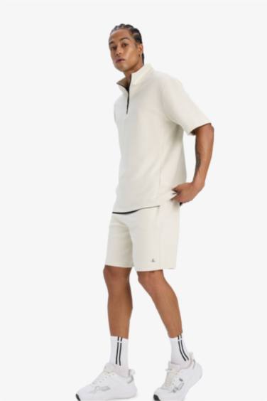 DeFactoFit Standard Fit Sport Short Sleeve Scuba Fabric T-Shirt