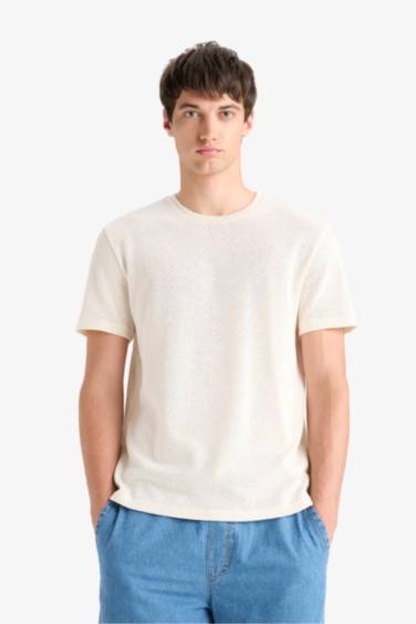 Regular Fit Crew Neck Short Sleeve T-Shirt