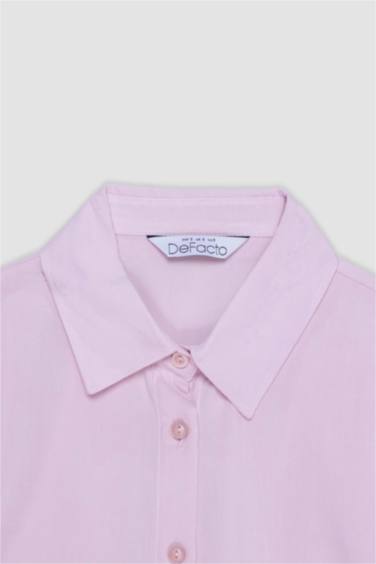 Regular Fit Shirt Collar Long Sleeve Shirt