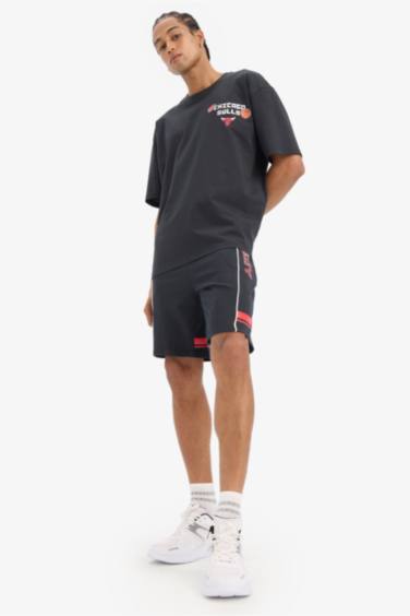 DeFactoFit NBA Chicago Bulls Oversize Fit T-Shirt