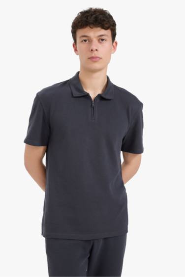 Regular Fit Short Sleeve Polo T-Shirt