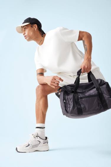 Man Twill Sports and Travel Bag