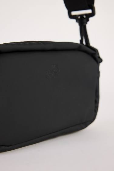 Man Faux Leather Crossbody Bag