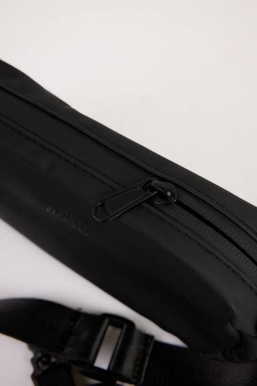 Man Faux Leather Crossbody Bag