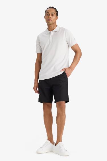Standard Fit Woven Short Leg Shorts