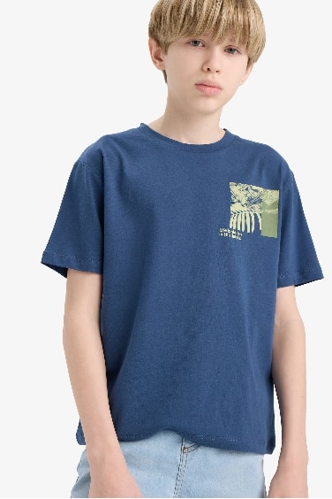 Boy Regular Fit Crew Neck Short Sleeve T-Shirt