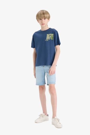 Boy Regular Fit Crew Neck Short Sleeve T-Shirt
