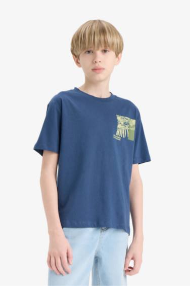 Boy Regular Fit Crew Neck Short Sleeve T-Shirt