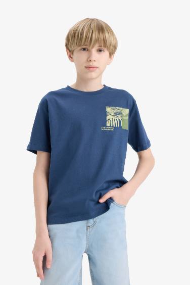 Boy Regular Fit Crew Neck Short Sleeve T-Shirt