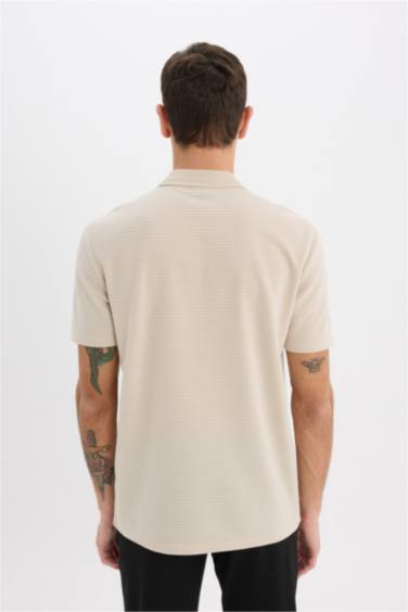 Regular Fıt Kısa Kollu Polo Tişört - Görsel 5