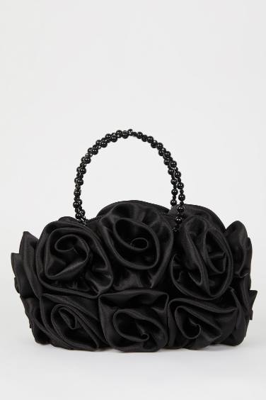 DCEY x DeFacto Kadın Saten Güllü Baget Çanta