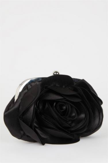 DCEY x DeFacto Kadın Saten Güllü El Çantası