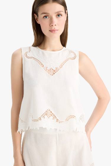 لباس بحر قطن قصة عادية من Fall in Love