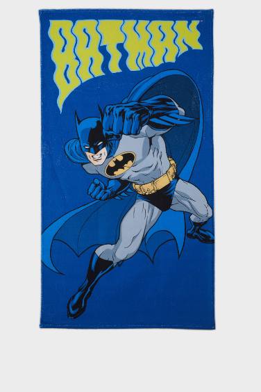 Erkek Çocuk Batman Baskılı Plaj Havlusu