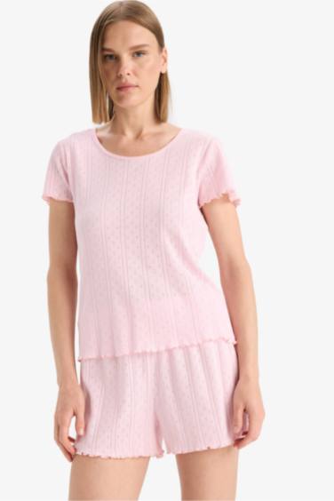 Fall in Love Regular Fit Short Sleeve 2 Piece Set