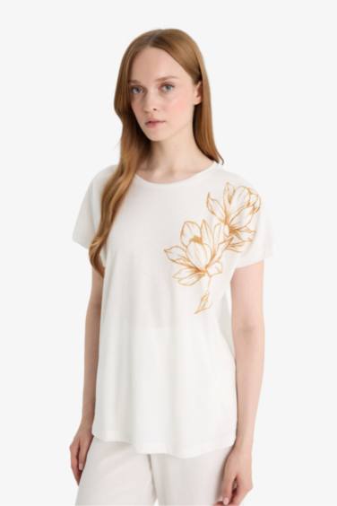 Regular Fit Crew Neck Short Sleeve T-Shirt