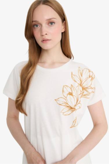 Regular Fit Crew Neck Short Sleeve T-Shirt