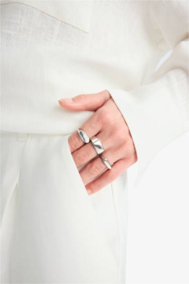 Kadın 6'lı Silver Yüzük