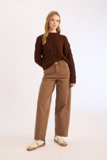 Свитер стандартного кроя с круглым вырезом, Коллекция Coool