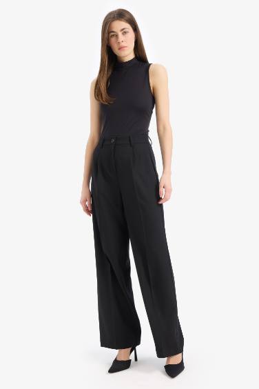 Slim Fit Half Turtleneck Tank Top