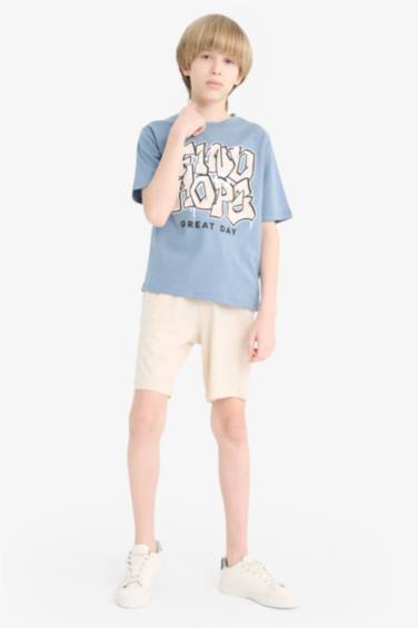 Ensemble T-shirt imprimé et Short pour garçon