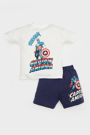 Baby Boy Marvel Comics T-Shirt Shorts 2 Piece Set