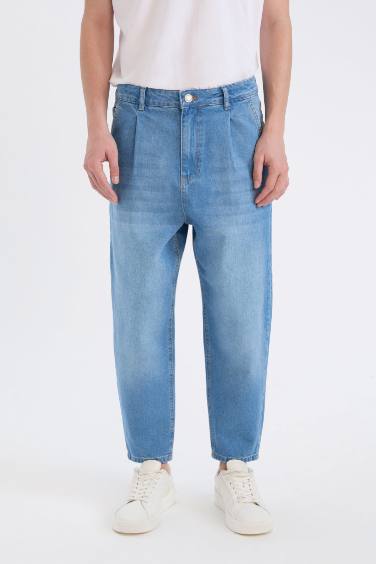 Balloon Fit Wide Leg Jeans