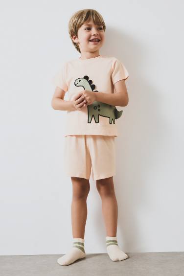 Baby Boy Cotton T-Shirt Shorts 2 Piece Pajama Set