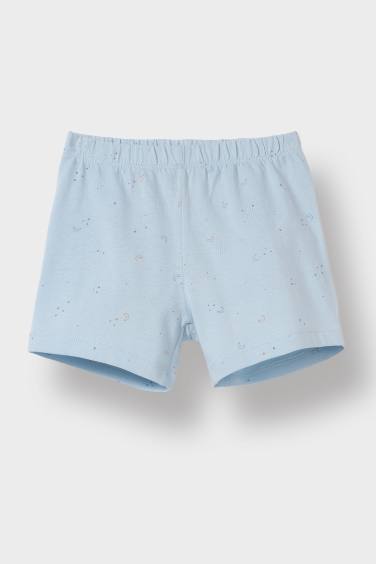 Baby Boy Space Printed Cotton 2 Piece Pajama Set