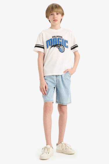 T-shirt NBA Orlando Magic à col rond et manches courtes pour garçon