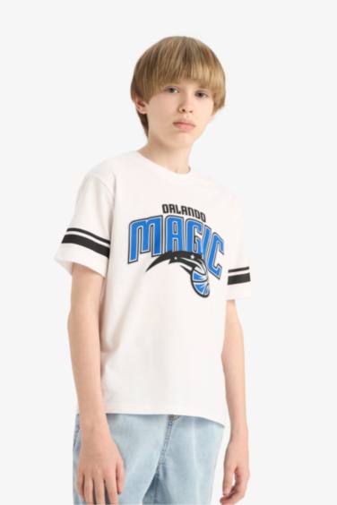 T-shirt NBA Orlando Magic à col rond et manches courtes pour garçon